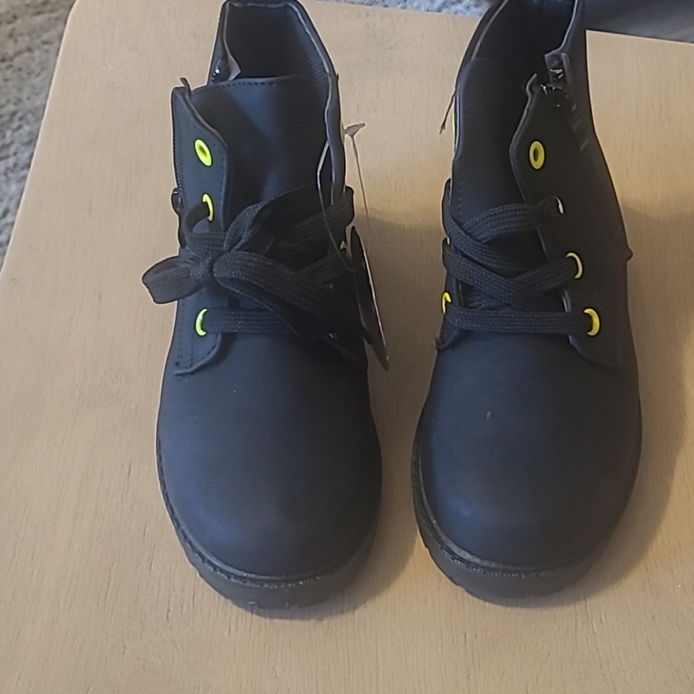 Black little boys boots